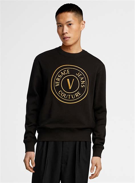 versace jeans embroidered sweatshirt|southampton Versace Jeans couture store.